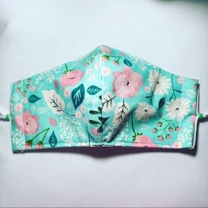 Floral handmade facemask
